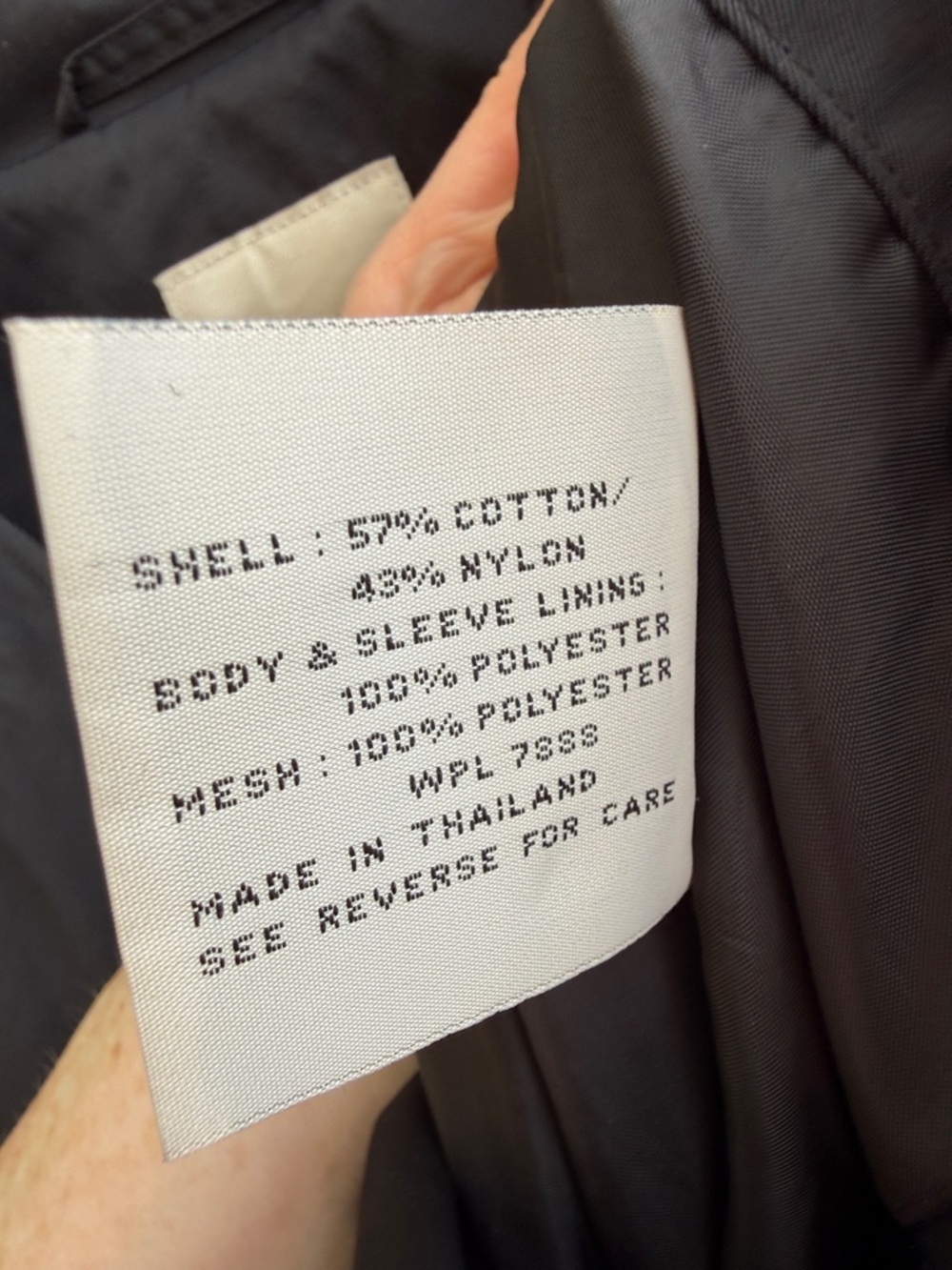 Anne Klein 2 Black Trench Coat cotton blend belted collar pockets academia 14 - Picture 9 of 11